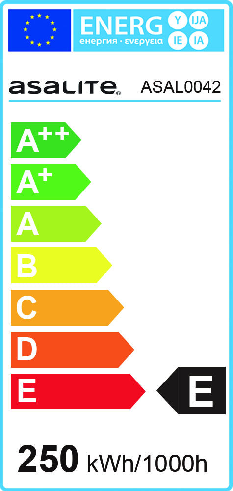 ASALITE IR sijalka E27 250W 2800K rdeča