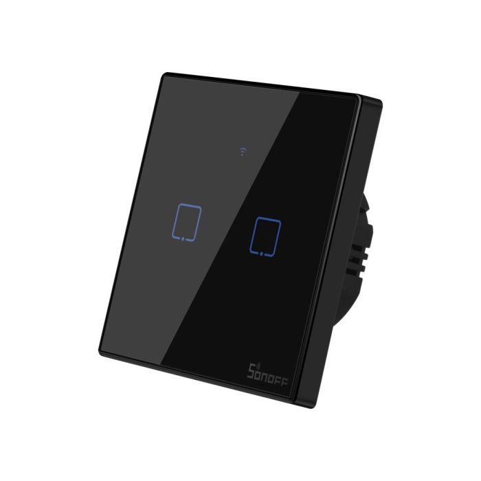 SONOFF pametno stensko stikalo Wi-Fi dvojno T3EU2C-TX