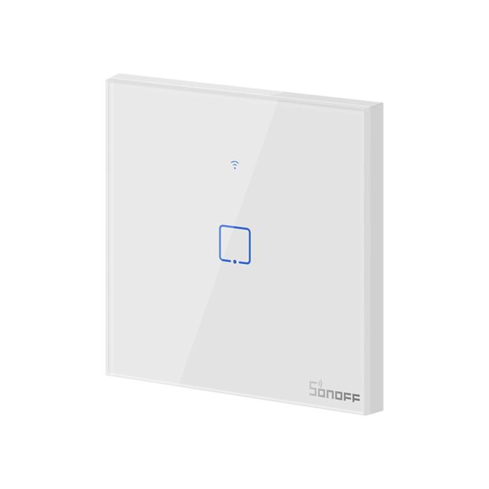 SONOFF pametno stensko stikalo Wi-Fi + RF433 enojno T1EU1C-TX