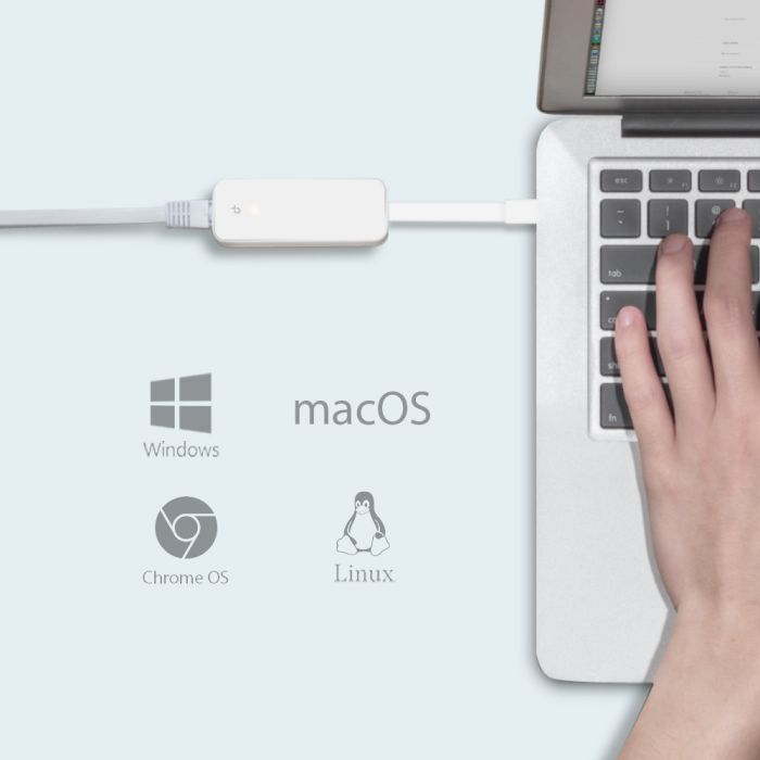 TP-LINK UE300C USB Type-C na RJ45 Ethernet Gigabit adapter