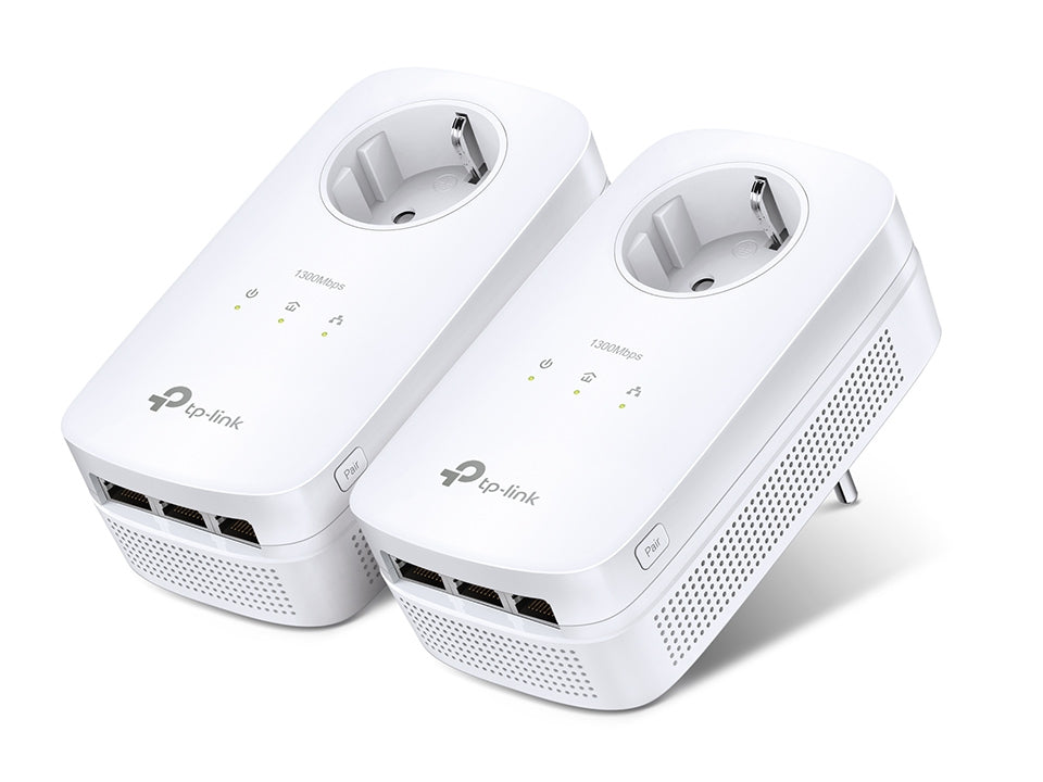TP-LINK AV1200 3-Portni Gigabit Passthrough Powerline kit