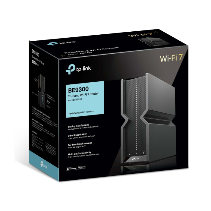 TP-LINK Archer BE550 Wi-Fi 7 BE9300 tri-band 2.5G usmerjevalnik