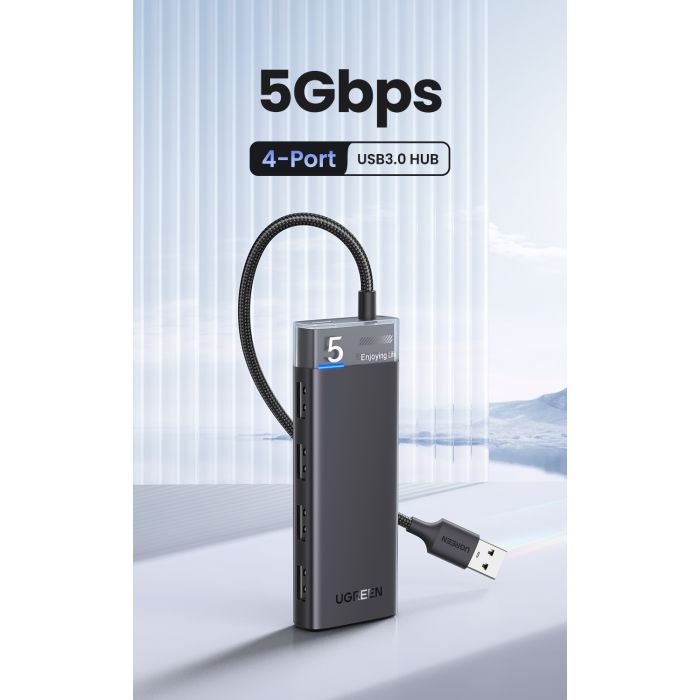 Ugreen USB 3.0 hub s 4 vrati 5Gbps