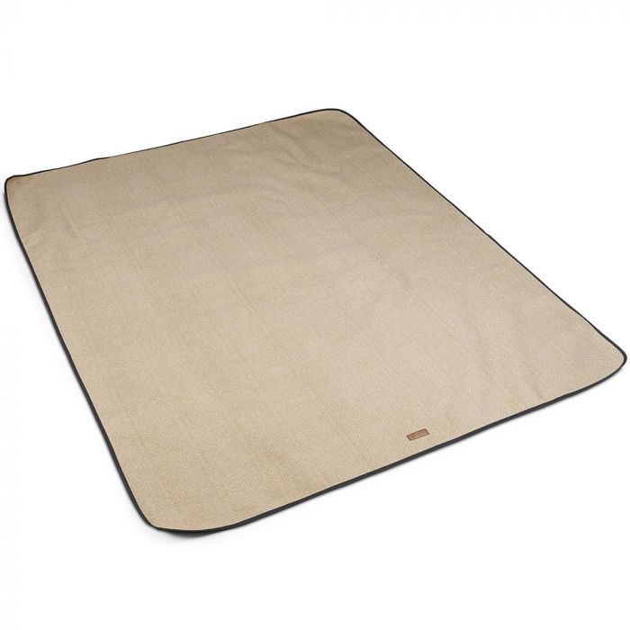 VonShef odeja za piknik 147 x 180cm, rjava