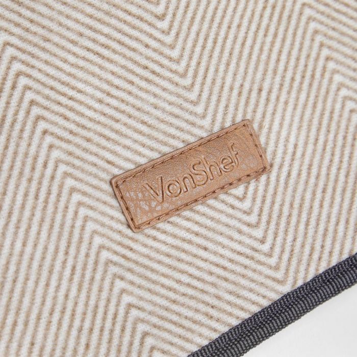 VonShef odeja za piknik 200 x 220cm, rjava