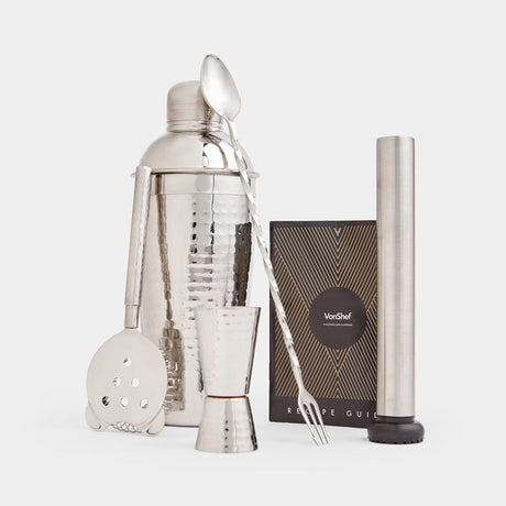 VonShef 4 delni set za koktajle Hammered