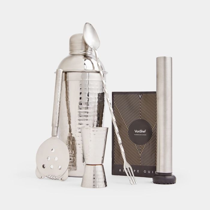 VonShef 4 delni set za koktajle Hammered