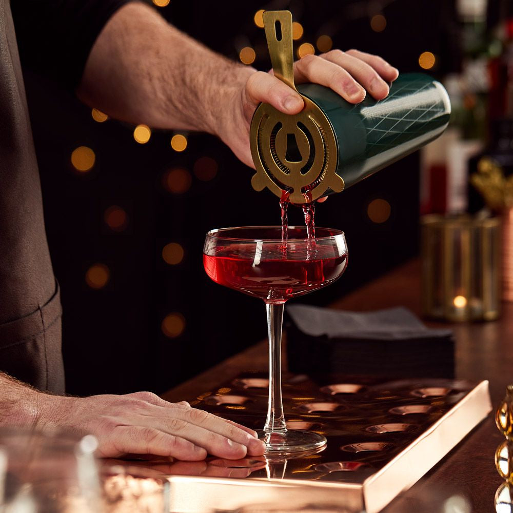 VONSHEF Parisian Green & Gold koktajl set 6 kosov 1000445