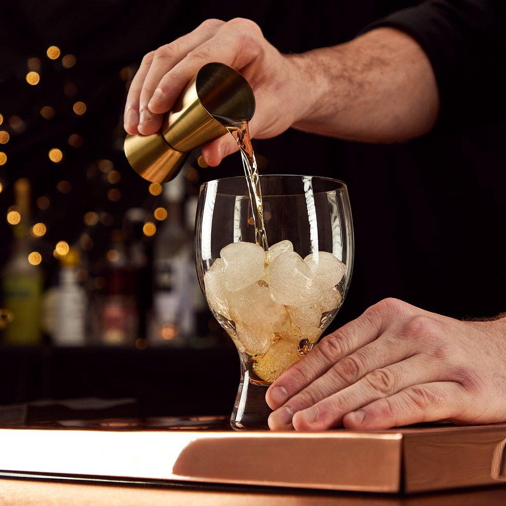 VONSHEF Parisian Green & Gold koktajl set 6 kosov 1000445