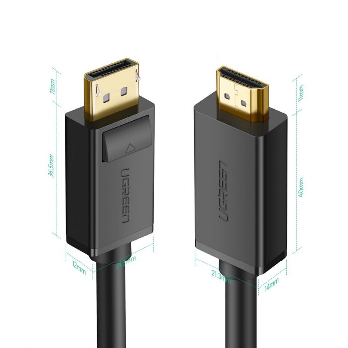 Ugreen DP na HDMI kabel (M-M) 2m