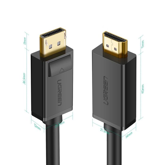 Ugreen kabel DP na HDMI 4K2K/30Hz 5m - polybag