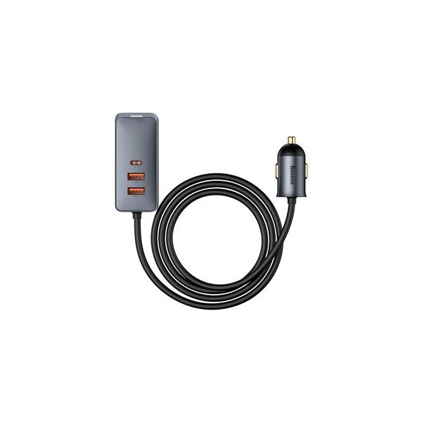 BASEUS Share Together avtomobilski polnilec, 2x USB, 2x USB-C, 120 W