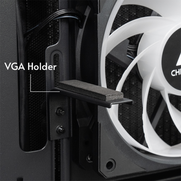 Chieftec GT-01B-OP USB3.2 ATX ohišje, črno