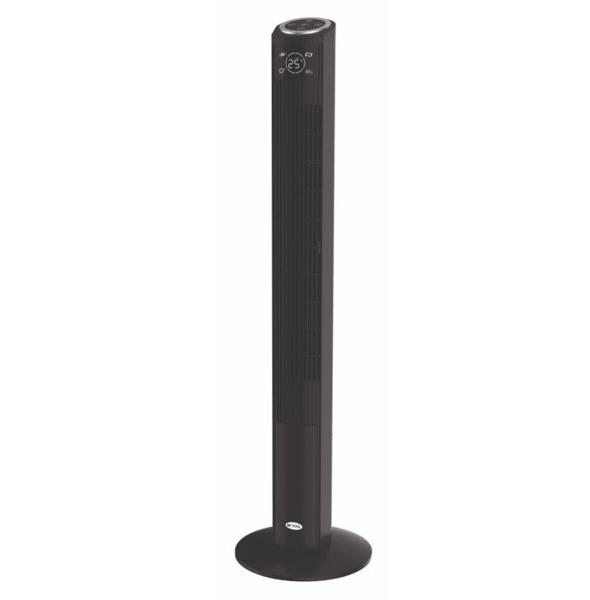 Be Cool Camp stolpni ventilator 121cm črn