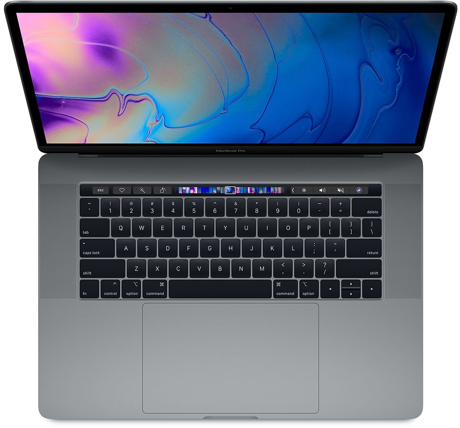 Obnovljen Apple MacBook Pro 15.1 A1990 Mid-2019, i7-9750H, 16GB RAM, 256GB SSD, Razred B