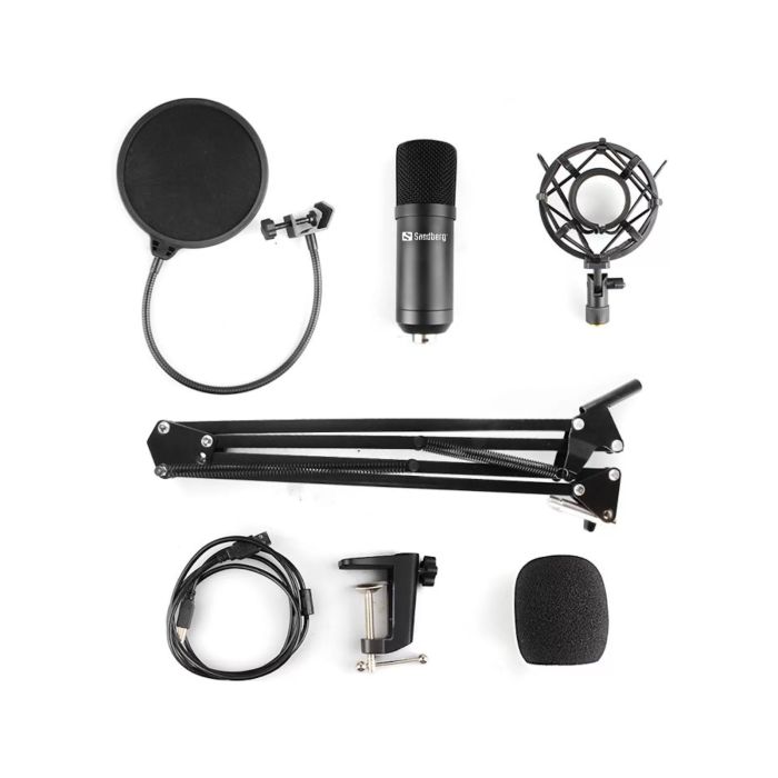Sandberg Streamer USB Microphone Kit mikrofon
