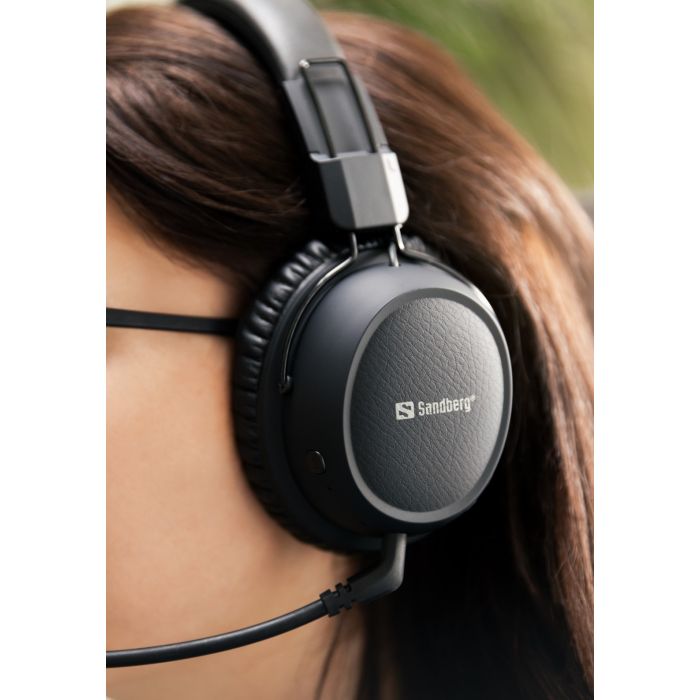 Sandberg Wireless Headset ANC FlexMic brezžične naglavne slušalke