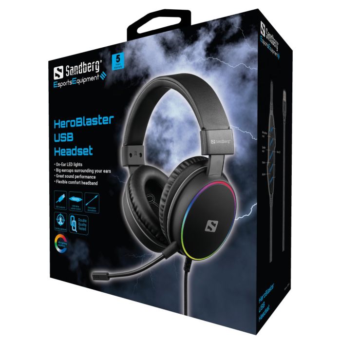 Sandberg HeroBlaster USB Headset gaming naglavne slušalke