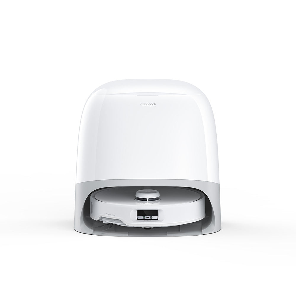 Roborock Qrevo Curv robotski sesalnik s samopraznilno postajo, bel