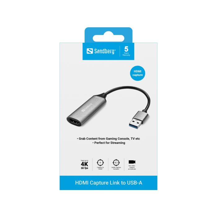 Sandberg HDMI Capture Link to USB-A video pretvornik