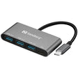 Sandberg USB-C to 3x USB 3.0 + PD Hub