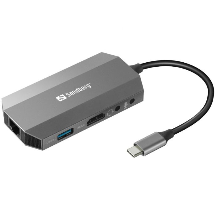 Sandberg USB-C 6 v 1 Travel Dock priklopna postaja
