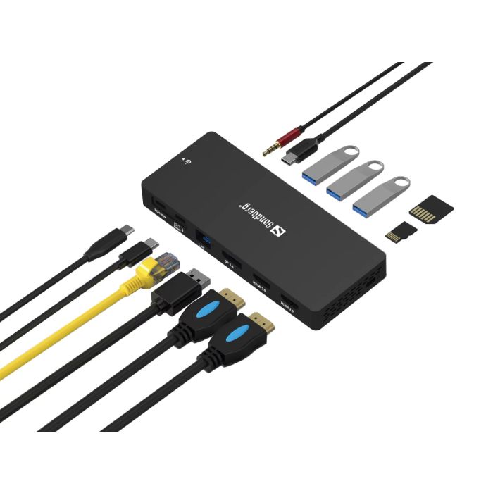 Sandberg USB-C 13 in 1 Docking Station Pro