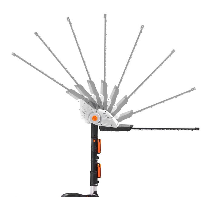 VonHaus akumulatorske teleskopske škarje za grmičevje G-Series