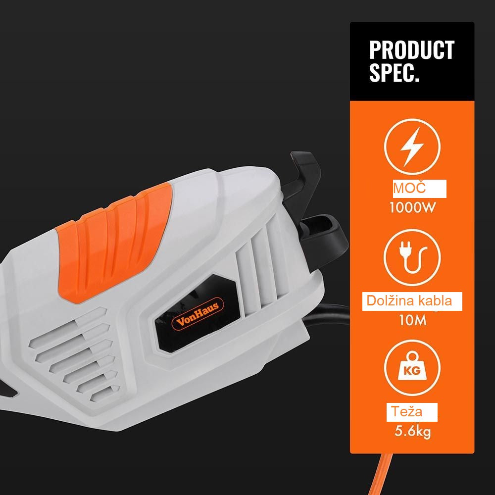 VonHaus vrtna kosilnica za travo in obrezovalnik grmovja