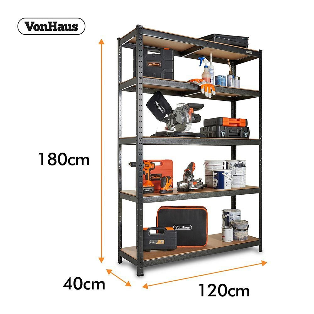 VonHaus Extra Wide 1.8m 5 polični regal