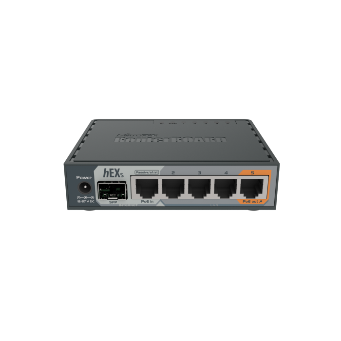Mikrotik 5-portni gigabitni usmerjevalnik hEX S RB760IGS