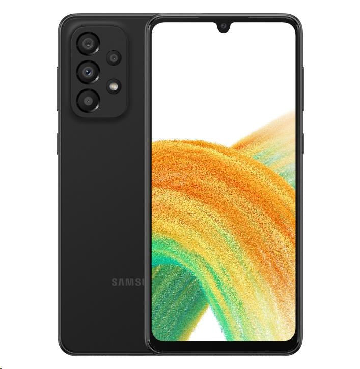 Obnovljen telefon Samsung Galaxy A33 5G A336B (128GB) Razred A - črn