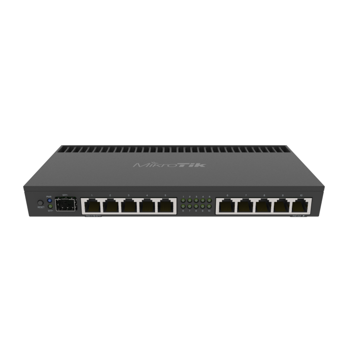 Mikrotik 10 portni Giga usmerjevalnik RB4011iGS+RM