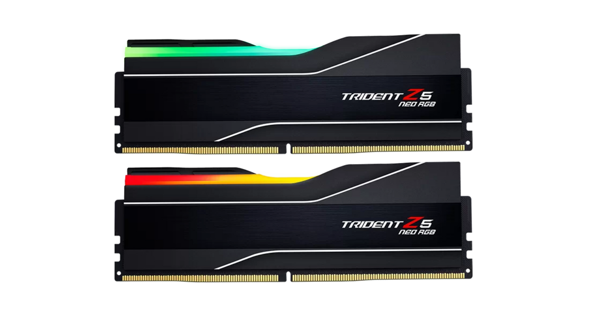 G.Skill Trident Z5 Neo RGB 32GB Kit (2x16GB) DDR5-5600MHz, CL30, 1.25V, AMD EXPO