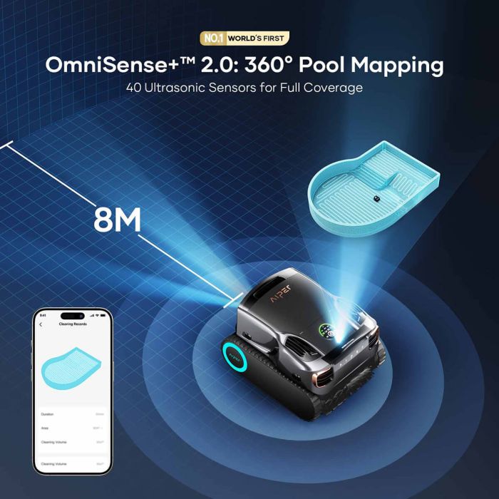 AIPER Scuba X1 Pro Max baterijski robotski sesalnik za bazen