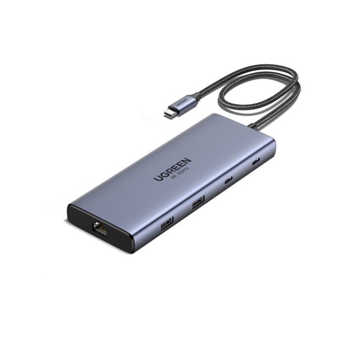 Ugreen 10v1 USB-C priklopna postaja s 100W PD vhodom