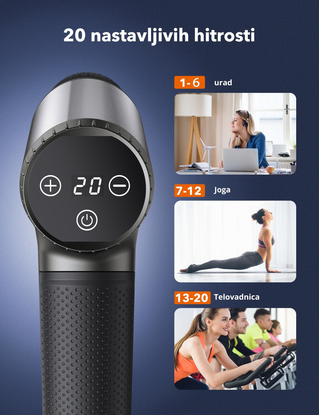 TaoTronics TT-PCA004 masažna pištola