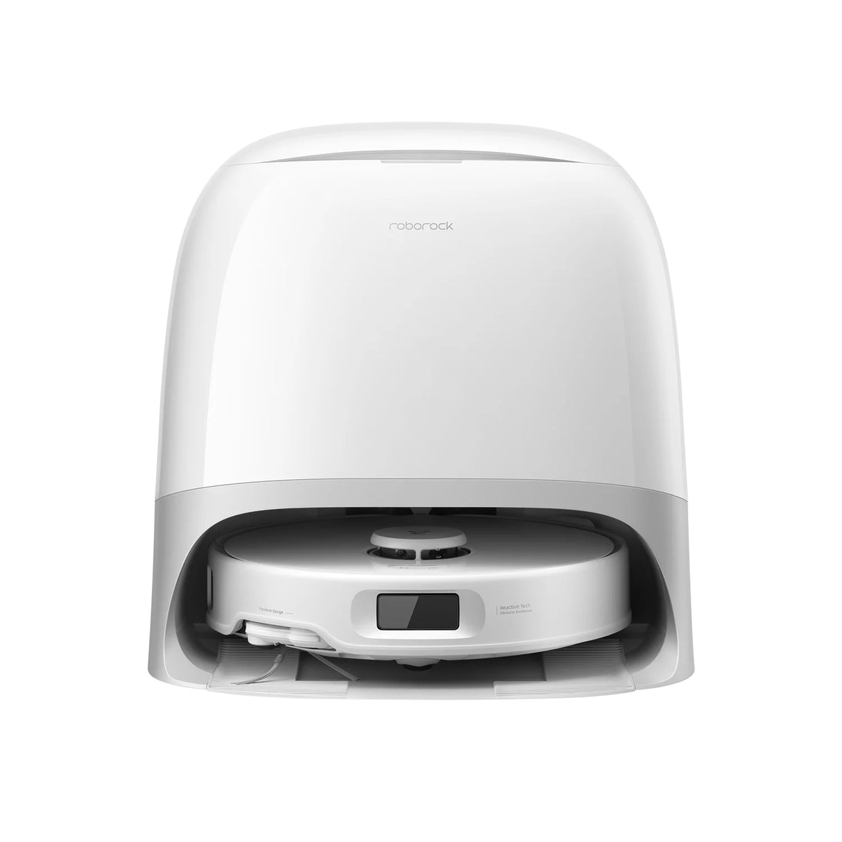 Roborock Qrevo Curv 5A1 robotski sesalnik s samopraznilno postajo, bel