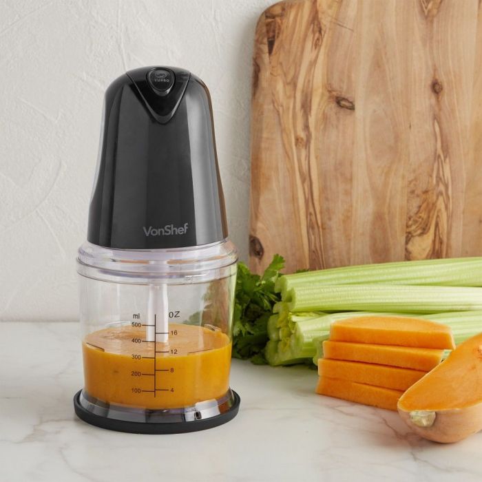 VonShef sekljalnik črn 400W