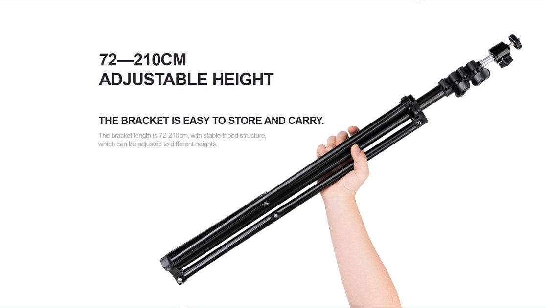 HAVIT RGB LED svetlobni obroč s tripod stojalom