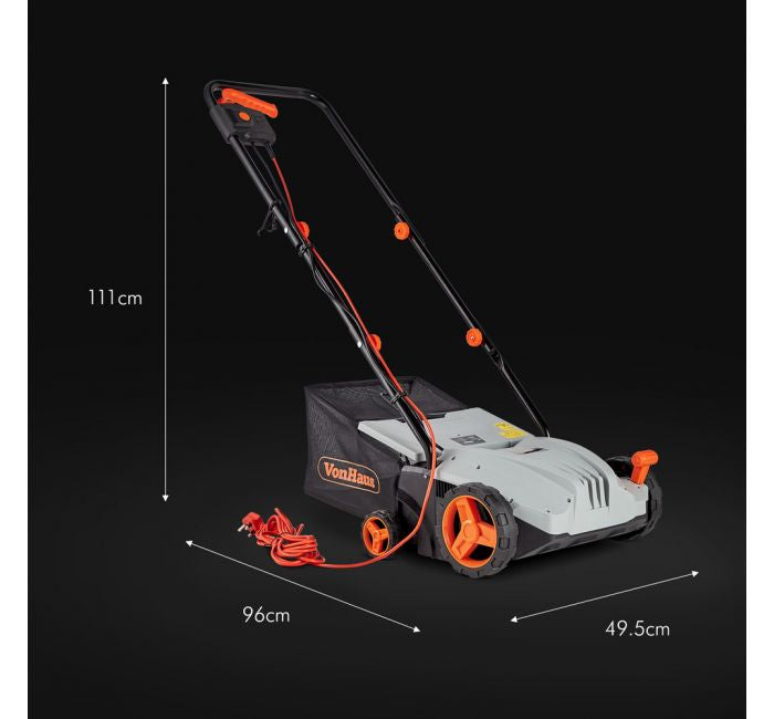 VonHaus električni prezračevalnik trate 1300W