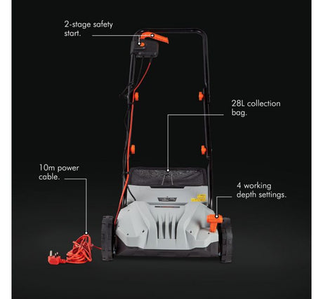 VonHaus električni prezračevalnik trate 1300W