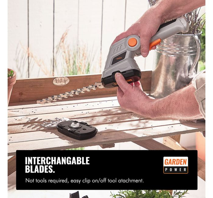 VonHaus akumulatorske škarje za grmičevje in travo