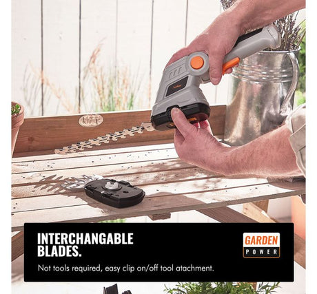 VonHaus akumulatorske škarje za grmičevje in travo