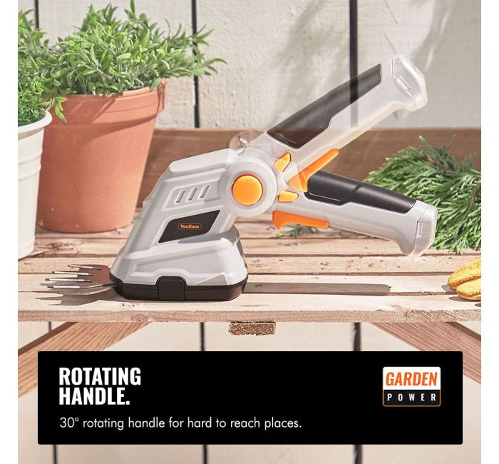 VonHaus akumulatorske škarje za grmičevje in travo