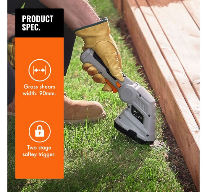 VonHaus akumulatorske škarje za grmičevje in travo