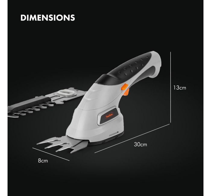 VonHaus akumulatorske škarje 2v1