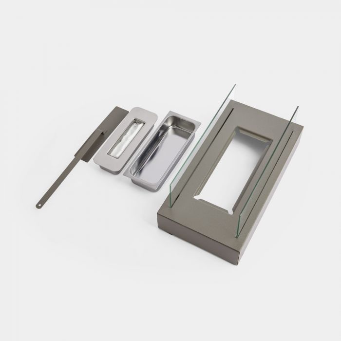 VonHaus pravokotni namizni kamin na bioetanol