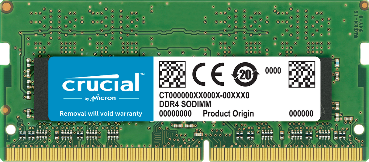 Crucial 16GB DDR4-2666 SODIMM PC4-21300 CL19, 1.2V za Mac