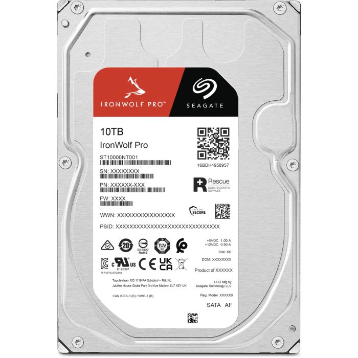 Seagate 10TB IronWolf PRO 3,5" SATA 6Gb/s 7200rpm 256MB HDD disk
